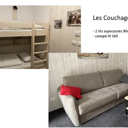 アパート Gourette : Cosy 4 Pers, Piscine, Animaux Acceptes - Fr-1-860-58 オー・ボンヌ